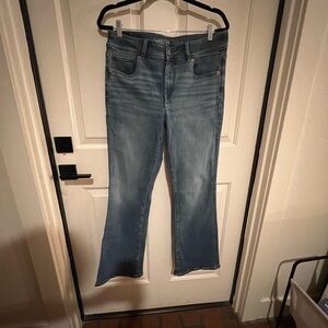 American Eagle Outfitters Boot Cut Jeans in Light Blue